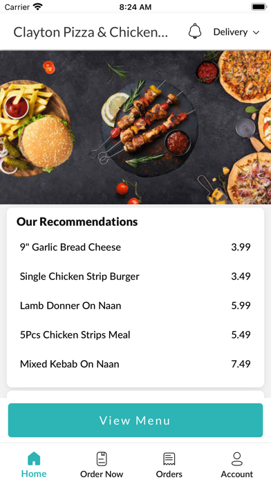 Clayton Pizza & Chicken House Screenshot