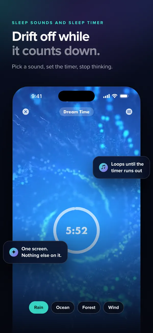 Screenshot #1 pour Aurora: Sons Sommeil & Calme