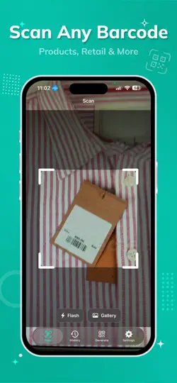 Скриншот QR Scanner - Barcode Scan на iPhone 2