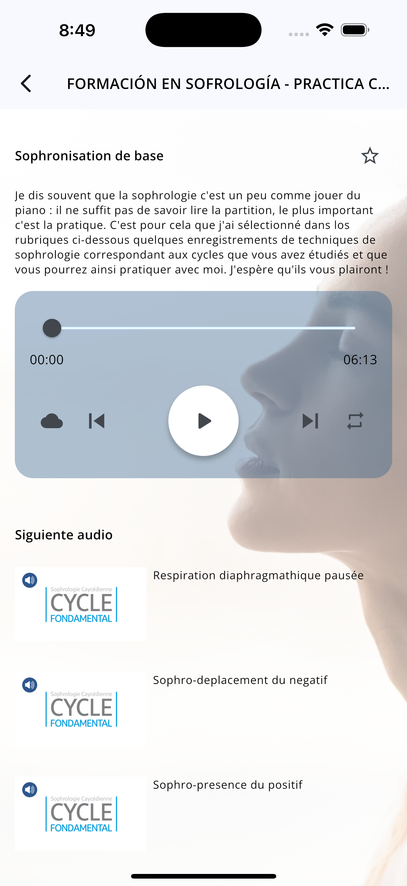 Sofrocay: Sofrología