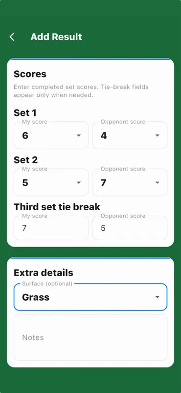 Club Tennis Tracker screenshot 4 of 6