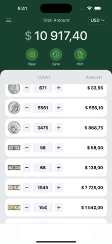 Coin Counter - CoinPouch screenshot