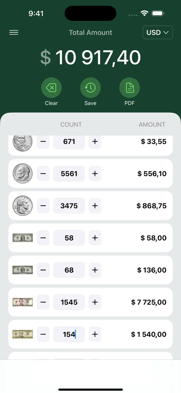 Coin Counter - CoinPouch Screenshot 2