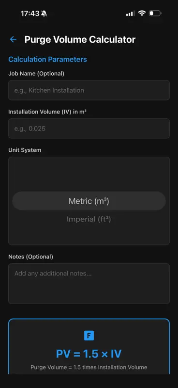 Gas Calculator (UP1B) screenshot 3 of 4