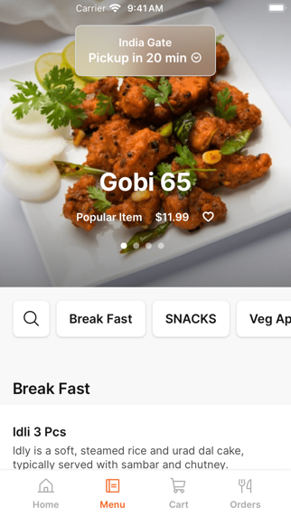 App screenshot