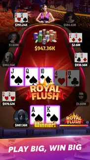 mega hit poker: texas holdem iphone screenshot 2