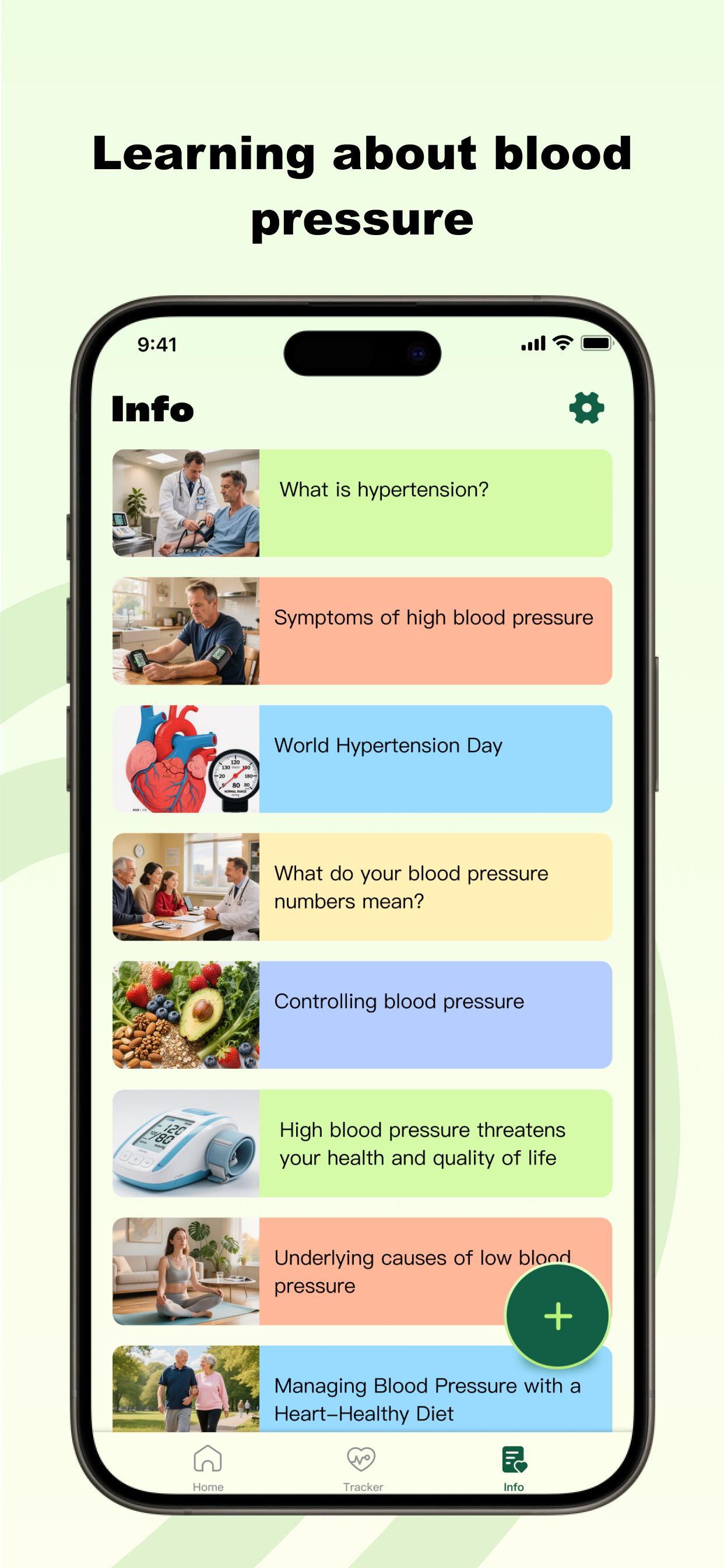 Blood Pressure Touch: Log&Info screenshot 4