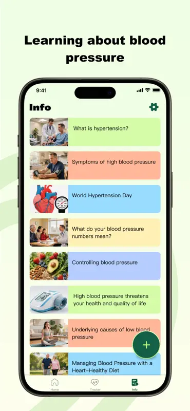 Blood Pressure Touch: Log&Info screenshot 4 of 4
