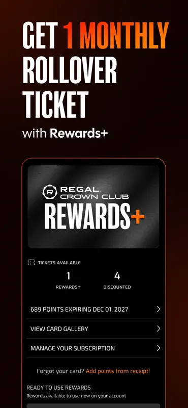 Regal: Movie Tickets Made Easy screenshot 4 of 5