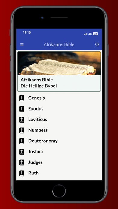 Die Bybel Afrikaans Bible iPhone screenshot 1 - Book app