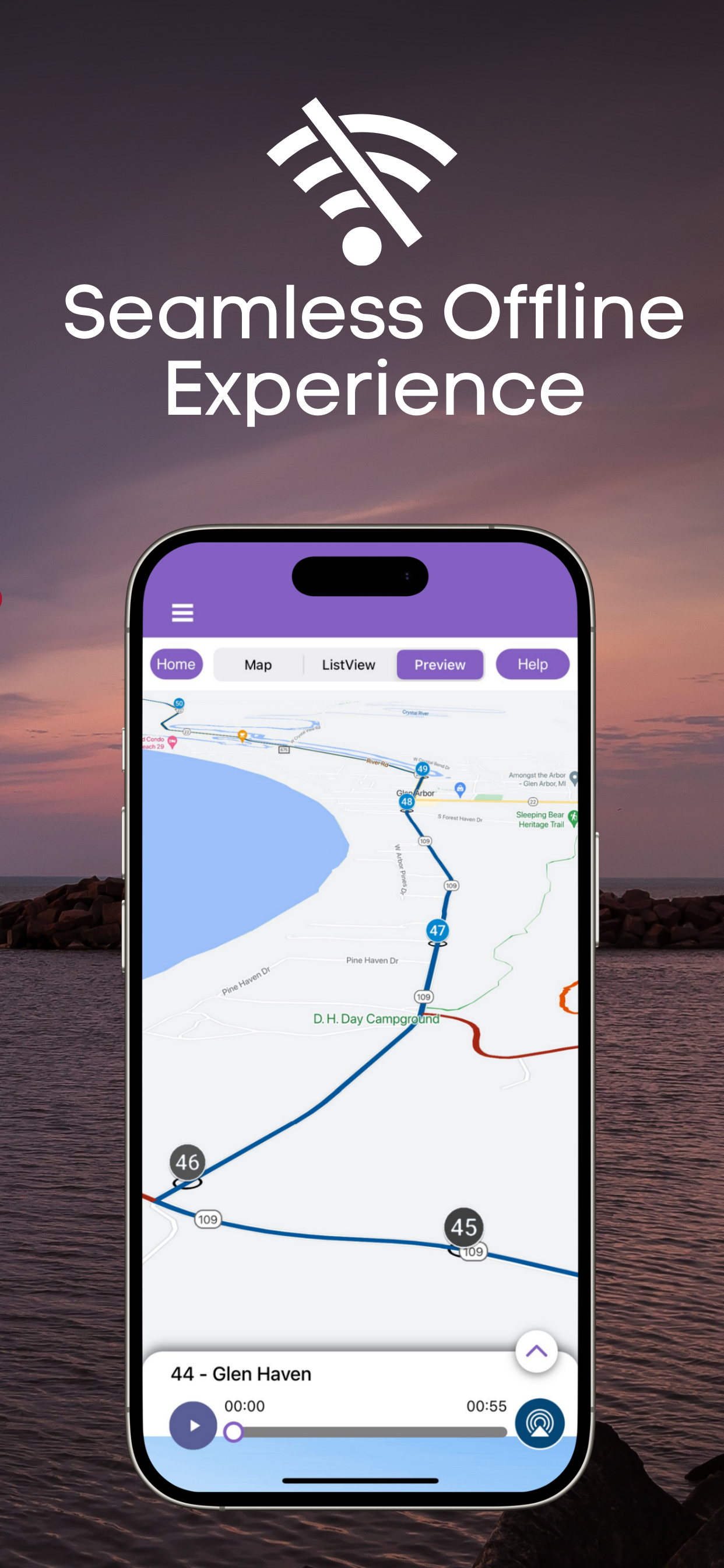 Lake Michigan GPS Driving Tour