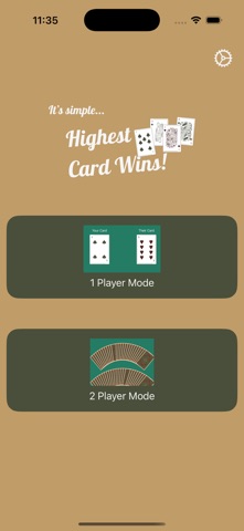 Highest Card Wins iPhone screenshot