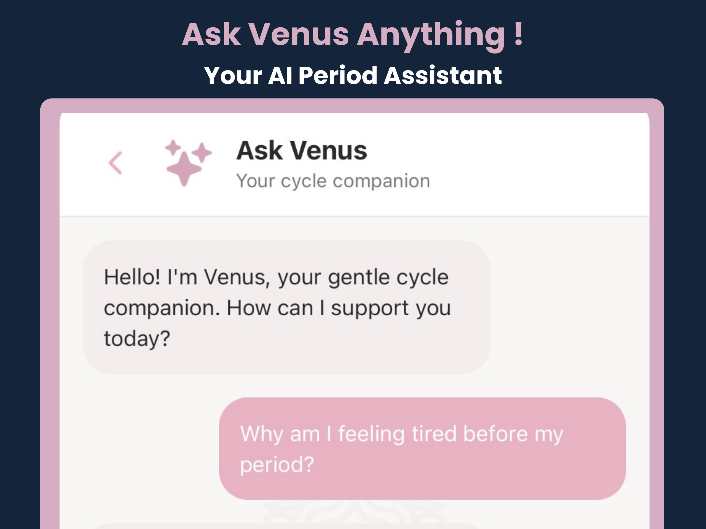 Venus Cycle & Period Tracker
