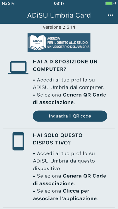ADiSU Umbria Card Screenshot