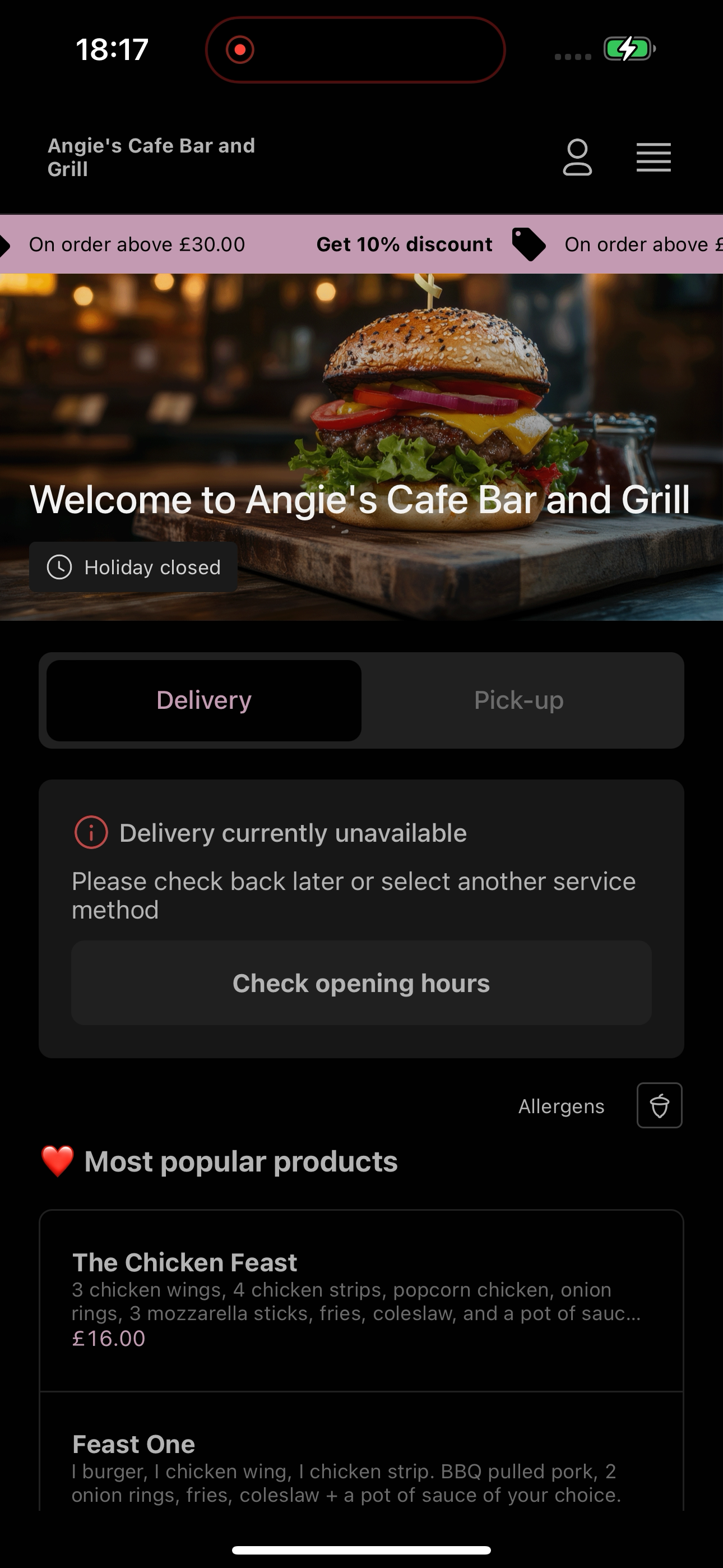 Angie's Cafe Bar and Grill