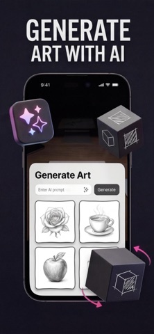 DrawX: AR Drawing - Sketch iPhone screenshot 2