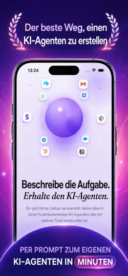 Screenshot von AI Agent Builder Architect auf dem iPhone 1