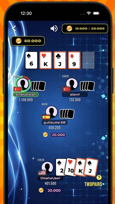 POKER: Omaha Holdem card game Screenshot