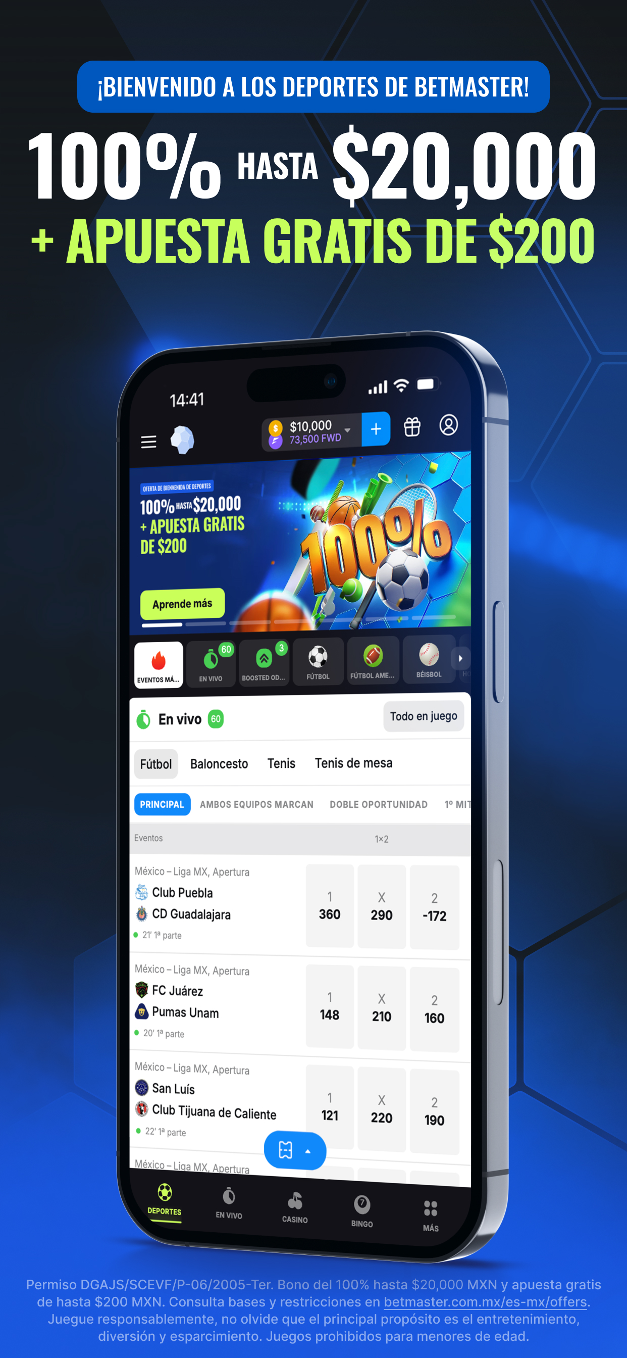 Betmaster - Casino En Vivo screenshot 8