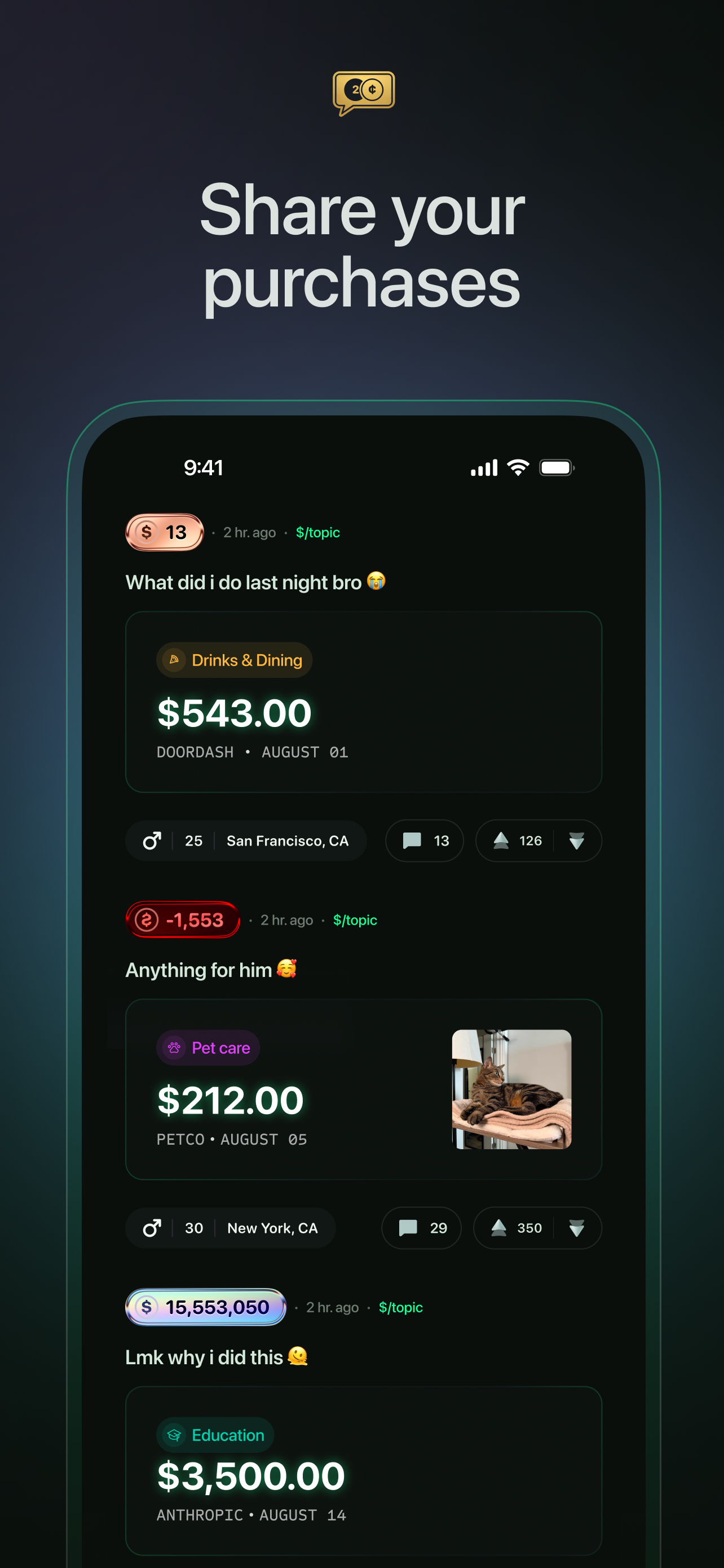 twocents: Social Finance screenshot 5