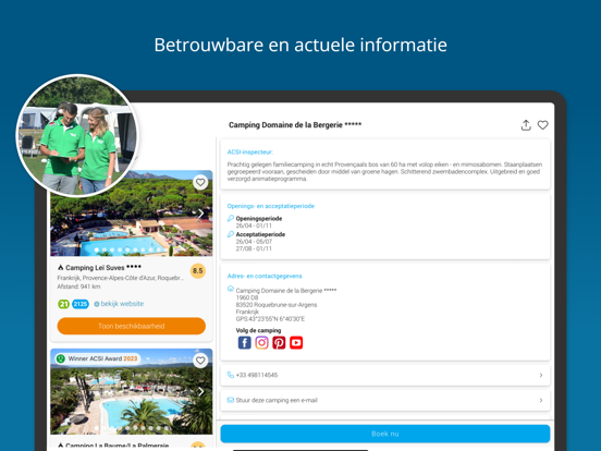 CampingCard ACSI iPad app afbeelding 6
