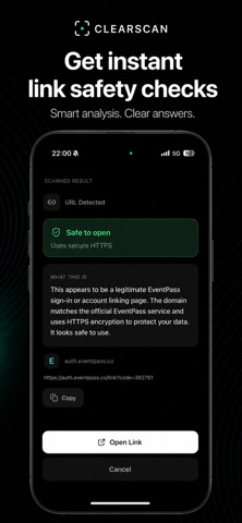 ClearScan: QR Scanner Safe Screenshot 2 of 5