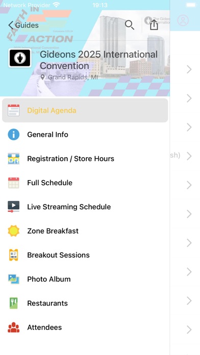 Gideons 2025 Int'l Convention Screenshot
