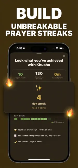 Khushu: Muslim Focus & Lock screenshot 2