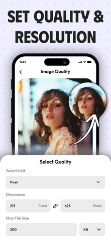 Compress Photos Size Image iPhone screenshot