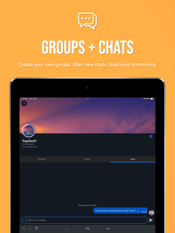 Nouri iPad screenshot 7 - Social Networking app