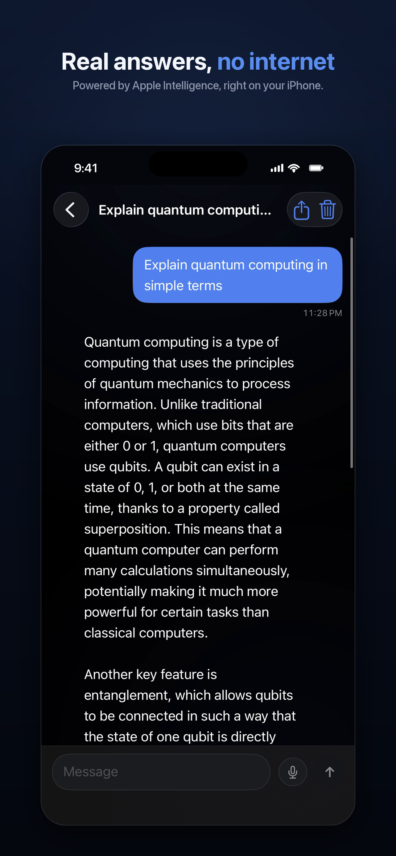 ChatAI - On Device AI screenshot 4