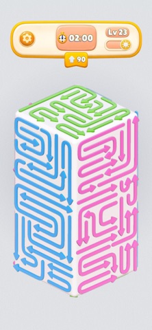 Arrows Box! Cubescape Puzzle Screenshot 5 of 7