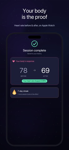 NeuroShift: Calm Your Mind iPhone screenshot