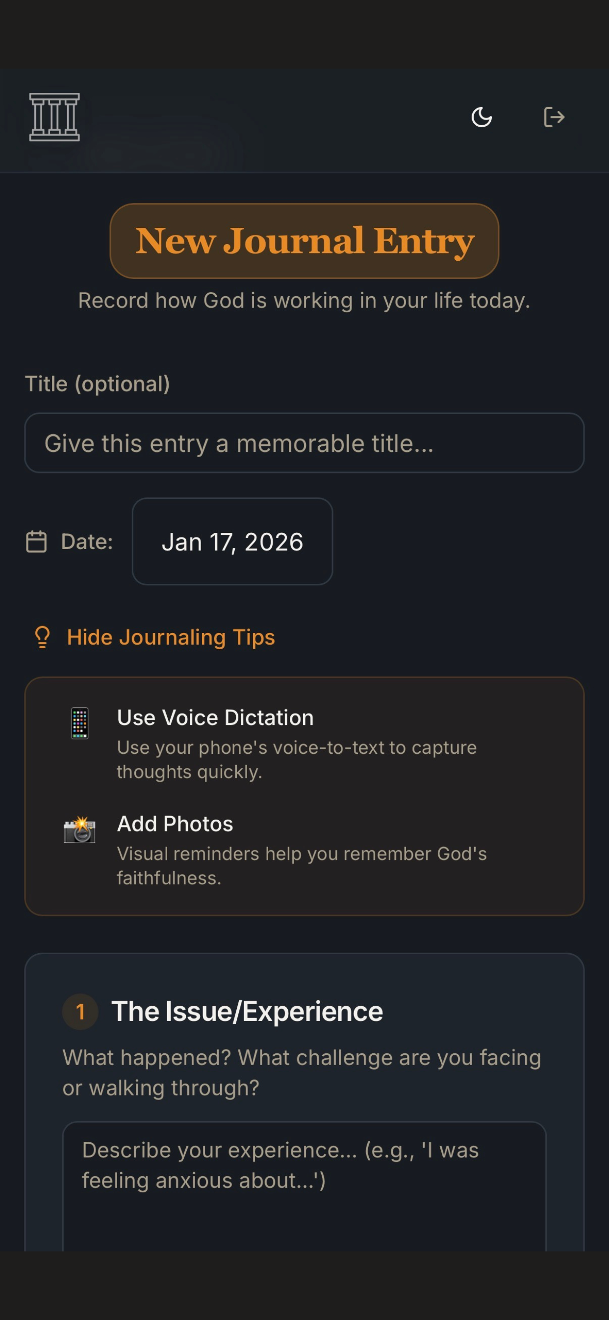 The Altars Journal