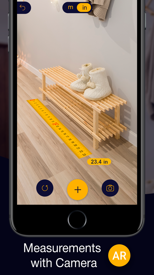 #1. Ruler App: AR Tape Measure cm (iOS) 由: Grymala sp. z o.o.