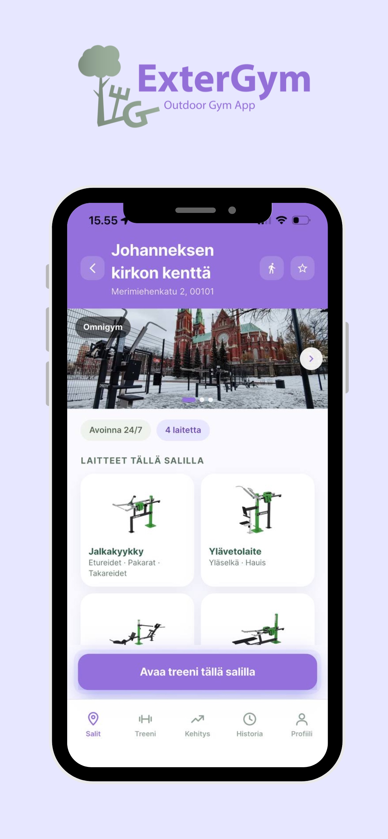 Screenshot 2 of ExterGym - Outdoor Gym App