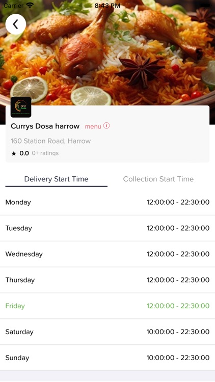 Currys Dosa
