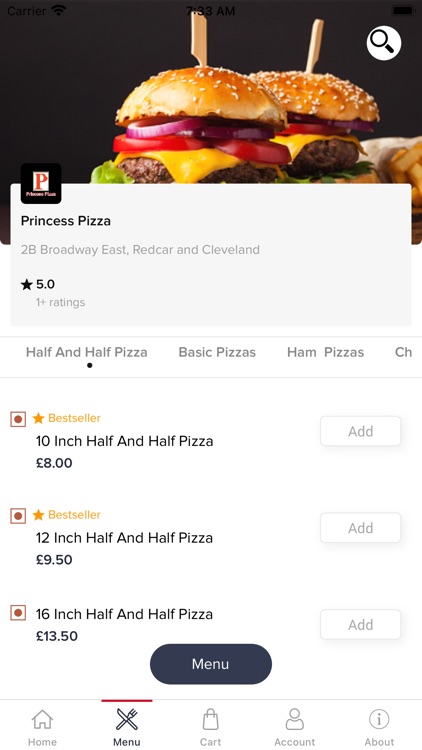 Princess Pizza Online