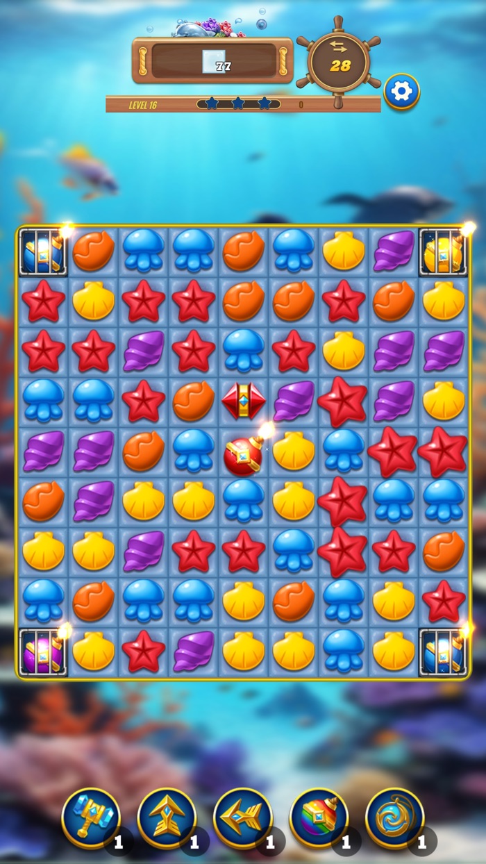 Marine Match 3 Puzzle