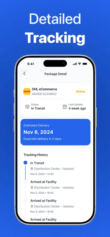 Paxlo；Package Tracker, Parcel screenshot 5 of 6