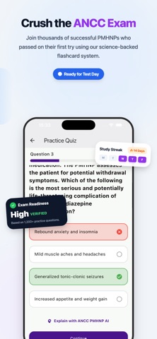 ANCC PMHNP Flashcards iPhone screenshot