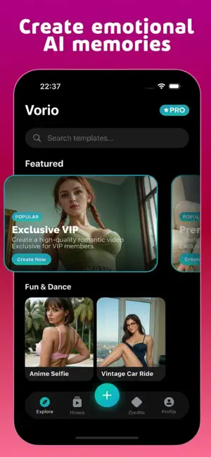 AI Video Generator&Hot - Vorio iPhone screenshot 3