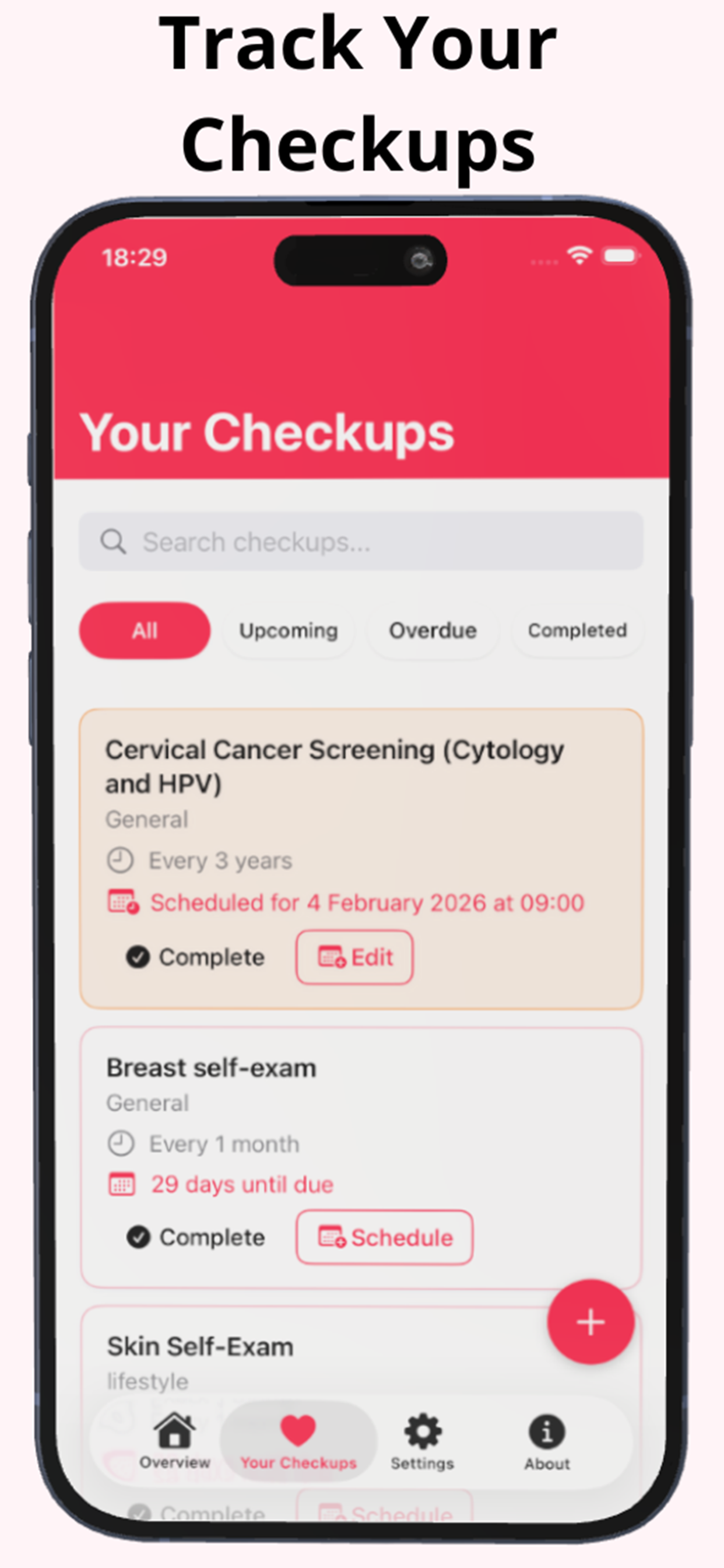Ona: Health Checkup Tracker