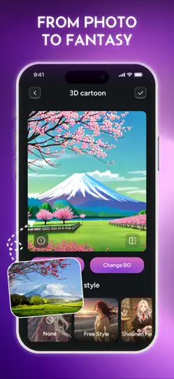 Capture d'écran de PoxAI: AI Photo Art Generator sur iPhone 5