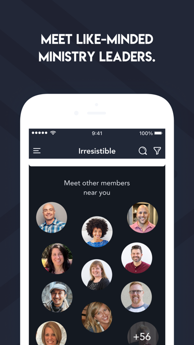 Irresistible Church Network iPhone screenshot 1 - Social Networking app