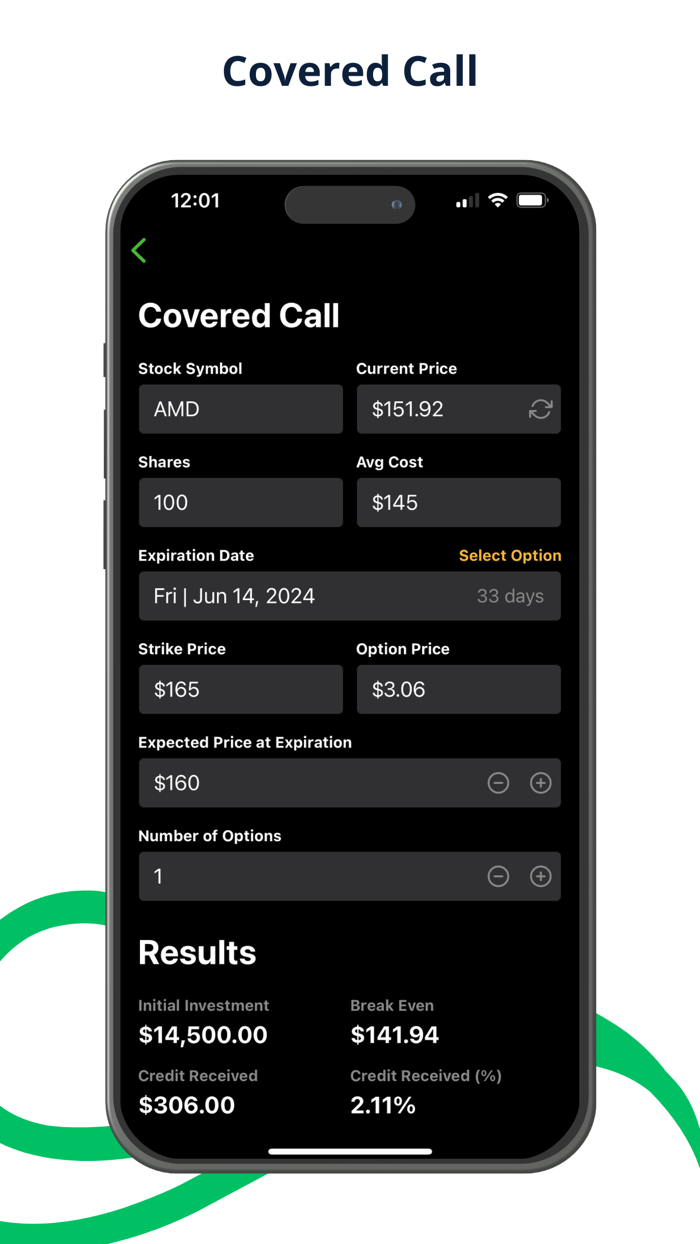 Options Trading Calculator
