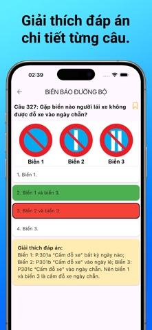 Ôn Thi GPLX 600 Câu (2025) iPhone screenshot