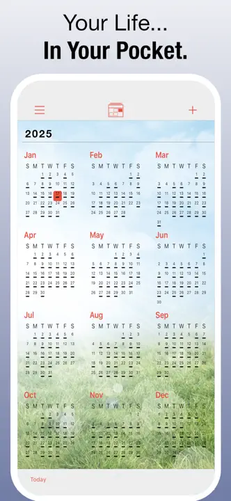 PocketLife Calendar : capture d’écran 10 sur 10