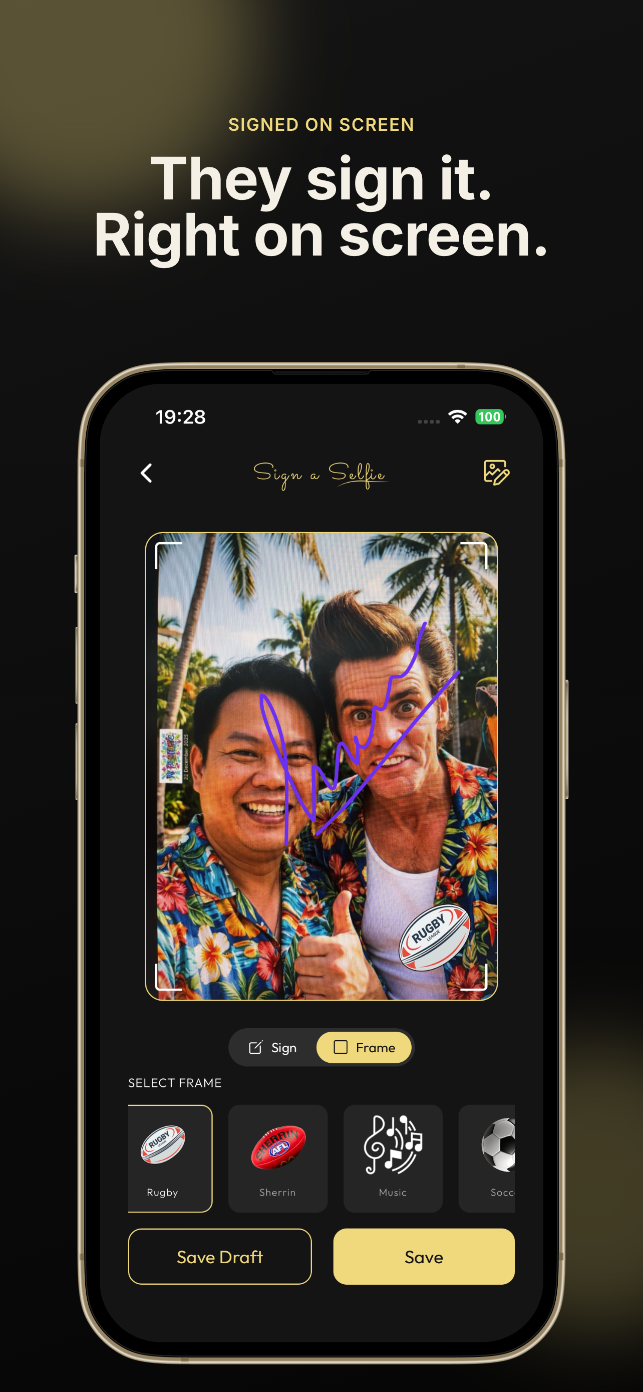 Sign a Selfie: Celeb Signed screenshot 2