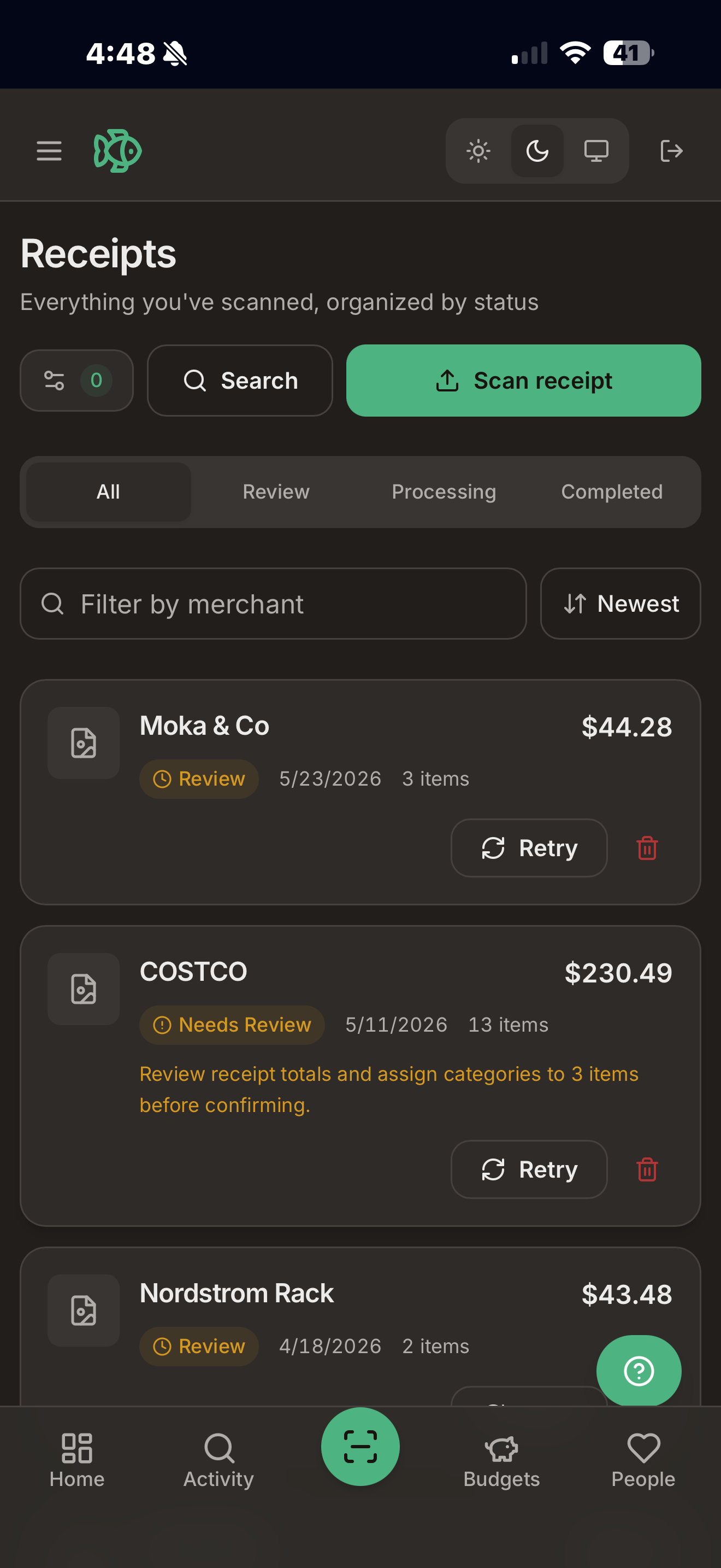 Winnow Finance screenshot 2